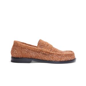 Loewe Women's Campo Loafer In Brushed Suede 