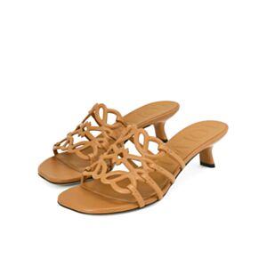 Loewe Petal Anagram mules made of soft calfskin