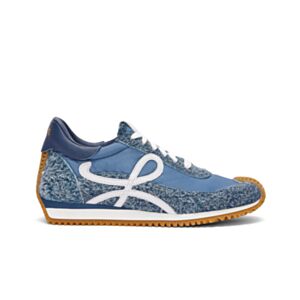 Loewe Unisex Flow Runner In Nylon And Brushed Suede 