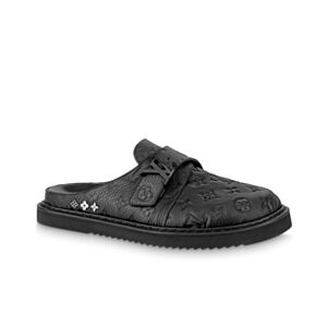 Louis Vuitton Unisex Mule LV EASY 1AA0CA Black