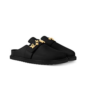 Louis Vuitton Unisex LV Cosy Flat Comfort Clog 1ADACR Black
