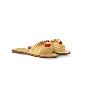 Louis Vuitton Women's LV x TM Lily Flat Sandals Apricot
