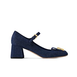 Louis Vuitton Women's Shake Mary Jane Pump 1ACLH4 Dark Blue