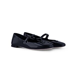 Louis Vuitton Women's Swing Flat Mary Jane Ballerina Black