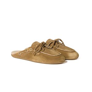 Miumiu Faded Suede Mules Coffee