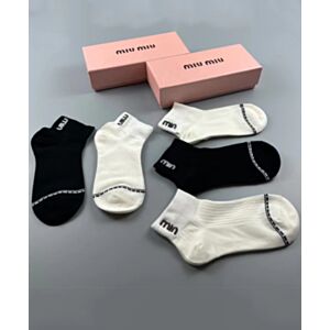 Miumiu Cotton Socks Set