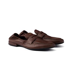 Prada Women's Shuffle Antiqued Leather Loafers