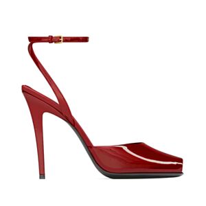 Saint Laurent Women's La Scandale Sandals In Patent Leather 
