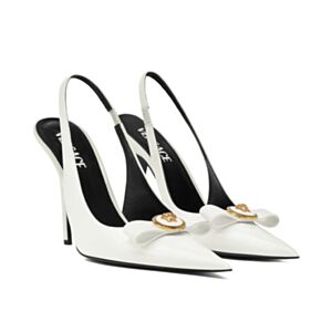 Versace Women's Gianni Ribbon High Slingback Pumps 