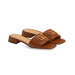 Valentino Women's Garavani Vlogo Signature Slide Sandal In Calfskin 22MM