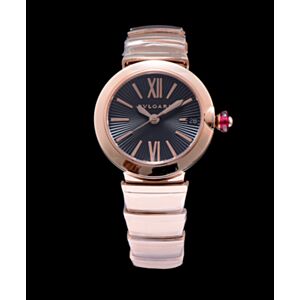 Bvlgari sliver stainless steel and diamond watch Black