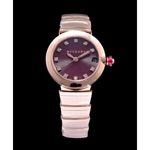 Bulgari golden stainless steel and diamond watch Henna