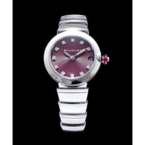 Bvlgari stainless steel and diamond watch Henna