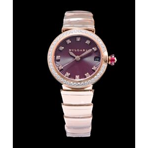 Bvlgari Lvcea Diamonds Automatic Watch Henna