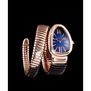 Bvlgari rose-gold Automatic Watch for Women Blue