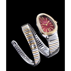 Bvlgari 18-carat gold and steel watch Henna