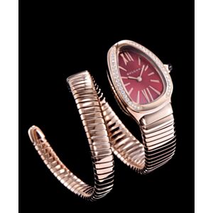 Bvlgari 18ct rose-gold and diamond watch Henna
