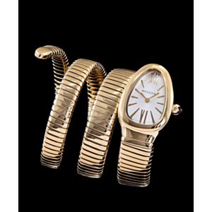 Bvlgari full gold stainless steel automatic watch for lady White