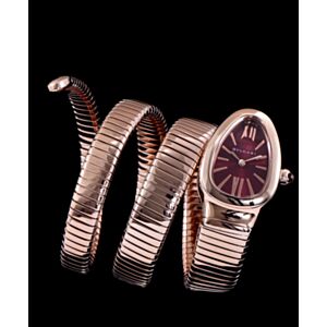 Bvlgari rose-gold stainless steel automatic watch for lady Henna