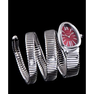 Bvlgari sliver tone stainless steel automatic watch Henna