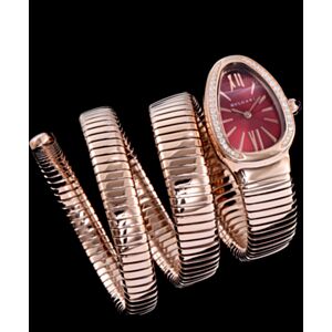 Bvlgari Rose-gold Stainless Steel Diamond Watch Henna