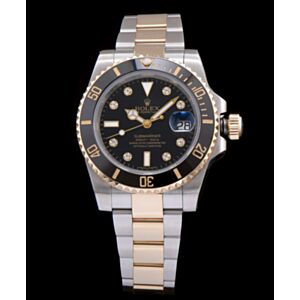 Rolex Submariner Automatic Watch with Dimond Black