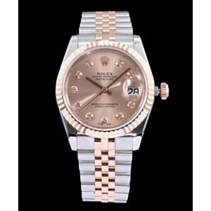Rolex Datejust Wtach With Diamond maker Golden