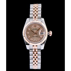 Rolex Datejust Wtach With Diamond maker Golden