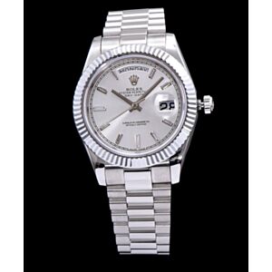 Rolex Rose Gold Automatic Watch White