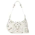 Balenciaga Le Cagole Medium Shoulder Bag Cream