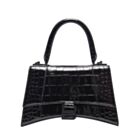 Balenciaga Hourglass XS Top Handle Bag Black