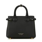 Burberry The Banner Small Leather Bag Black