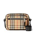 Burberry Vintage Check and Leather Crossbody Bag Apricot