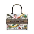 Christian Dior Medium Book Tote Cream