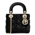 Christian Dior Mini Lady Dior Bag Black