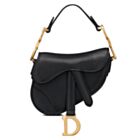 Christian Dior Micro Saddle Bag Black