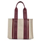 Chloe Medium Woody Tote Bag Mauve