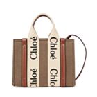Chloe Small Woody Tote Bag With Strap Apricot