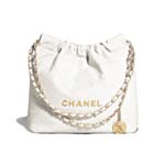 Chanel 22 Handbag AS3261 White