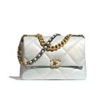 Chanel 19 Large Flap Bag AS1161 Cream