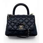 Chanel Flap Bag With Top Handle AS2215 Black
