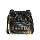 Chanel 22 Mini Handbag Black