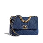 Chanel 19 Flap Bag AS1160 Blue