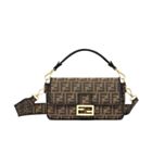 Fendi Baguette Fabric Bag 8BR600 Coffee