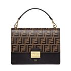 Fendi Kan I Leather Bag 8BT315 Coffee