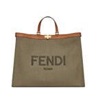 Fendi Peekaboo X-tote Canvas bag 8BH374 Khaki