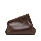 Fendi First Small Leather Bag 8BP129 Dark Coffee