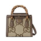 Gucci Diana Jumbo GG Mini Tote Bag 655661 Dark Coffee