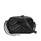 Gucci GG Marmont Mini Shoulder Bag Black