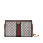 Gucci Ophidia GG medium shoulder bag 503876 Dark Coffee